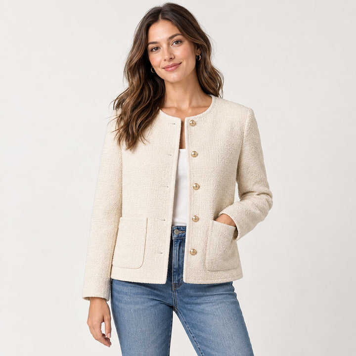 Daisy Collarless Jacket